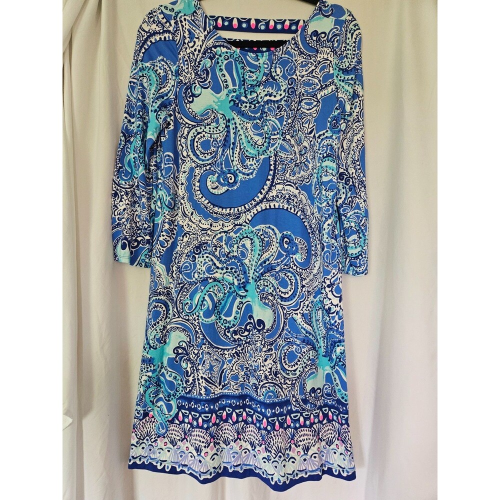 Lilly Pulitzer Ophelia Dress Legga Sea Size Med‎